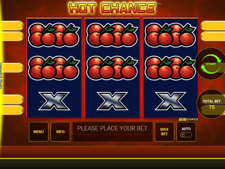 Скриншот игрового автомата Hot Chance